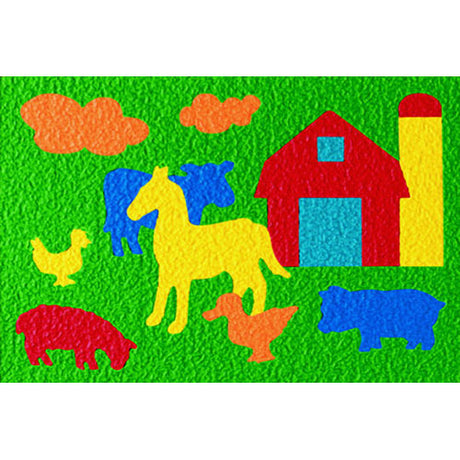 Lauri Crepe Rubber Puzzle - Farm