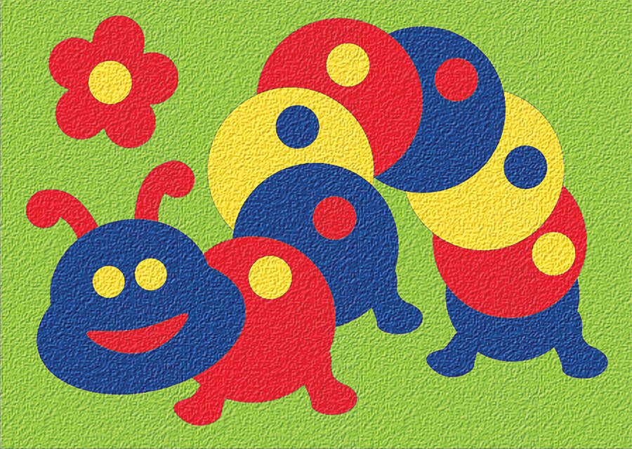 Crepe Rubber Puzzle - Caterpillar