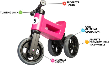Free Wheelin' Rider Sport Cool Pink