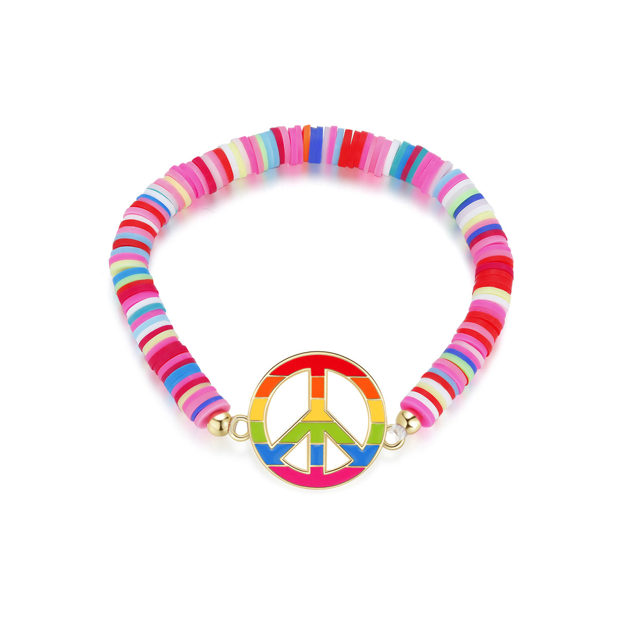 Bubble Bracelet - Rainbow Peace