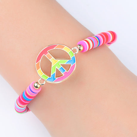 Bubble Bracelet - Rainbow Peace