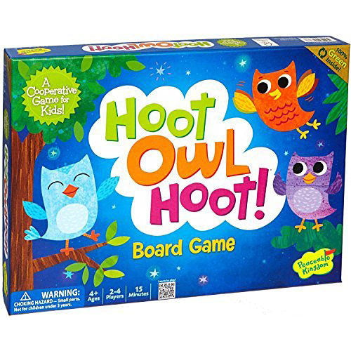 Peaceable Kingdom Hoot Owl Hoot! Cooperative Board Game