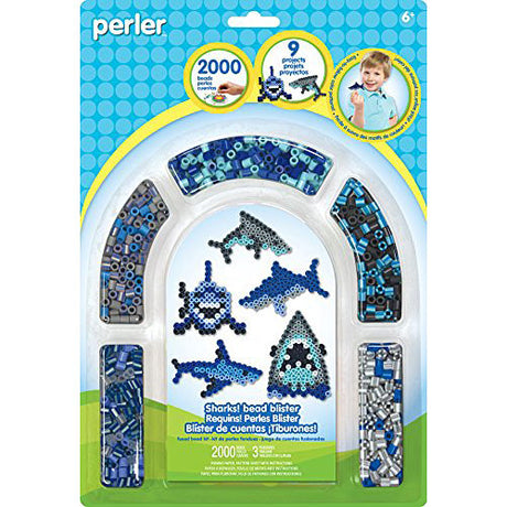 Perler Beads Sharks Arch Blister