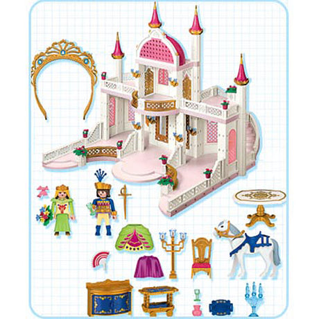 Magic Castle with Princess Crown