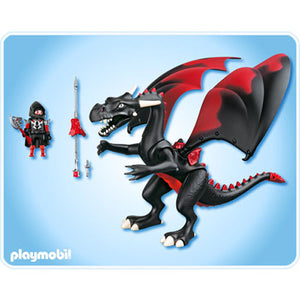 Red Giant Dragon With Led-fire