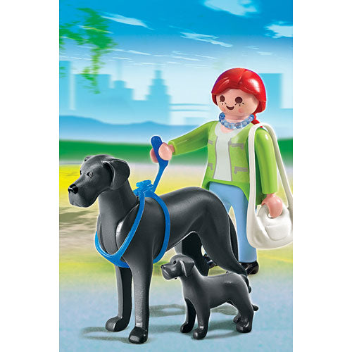 Great Dane With Puppy