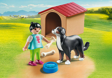 Dog With Doghouse