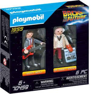 Back To The Future Marty Mcfly And Dr. Emmett Brown