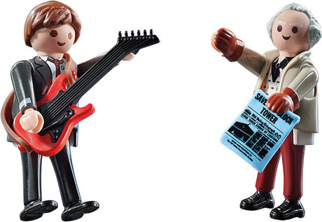 Back To The Future Marty Mcfly And Dr. Emmett Brown