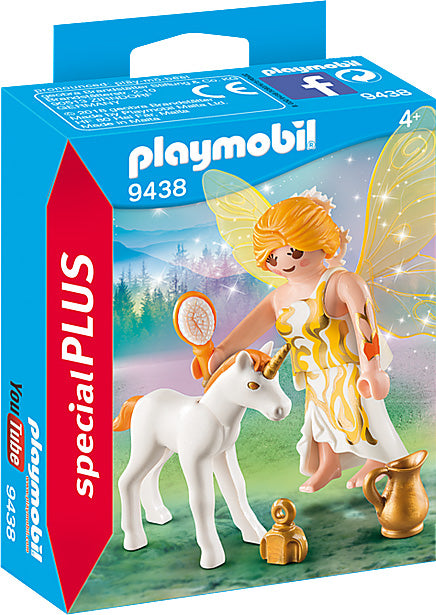 Sun Fairy With Unicorn Foal