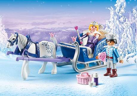 Sleigh with Royal Couple