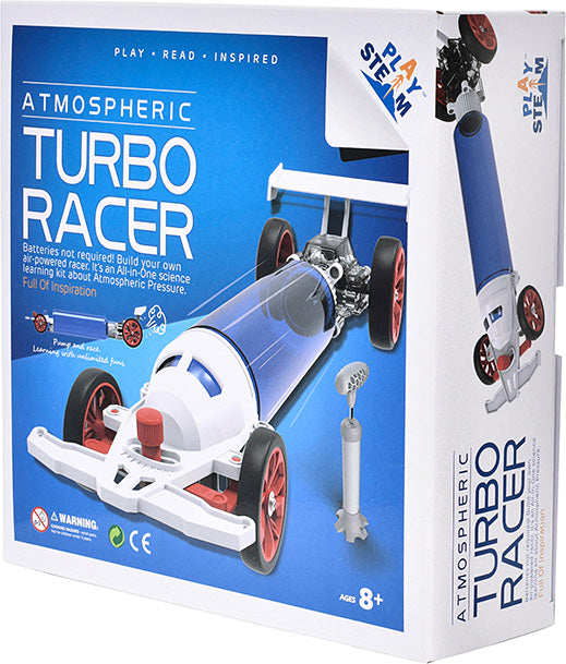 PlaySTEAM Atmospheric Turbo Racecar Air Pressure Learning Kit 