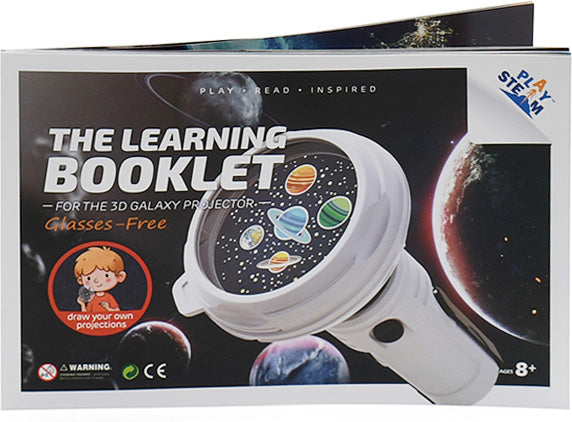 PlaySTEAM 3D Galaxy Projector Solar System Flashlight 
