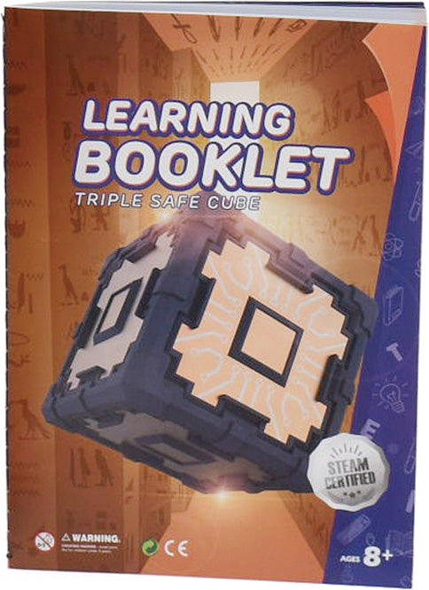 PlaySTEAM Password Combination Triple Safe Cube 