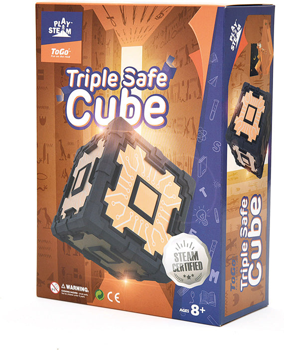 PlaySTEAM Password Combination Triple Safe Cube 