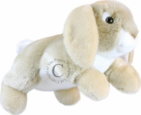 Full-Bodied Animal Puppets - Rabbit (Lop-Eared - Beige & White)