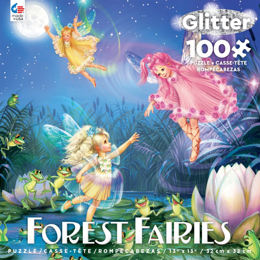 100 PC Forest Fairies Glitter