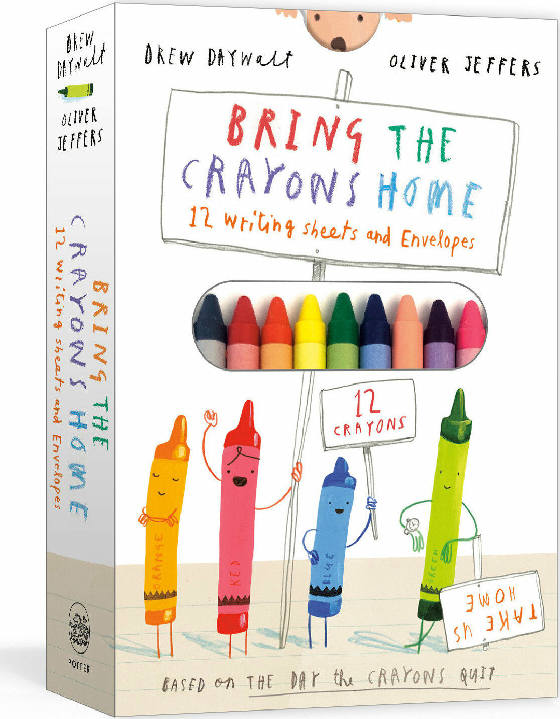Bring the Crayons Home: A Box of Crayons, Letter-Writing Paper, and Envelopes