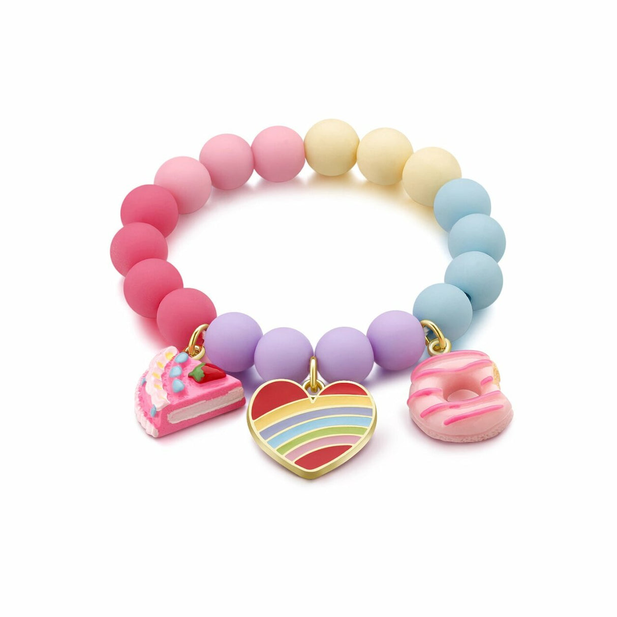 Bubble Bracelet - Rainbow Heart