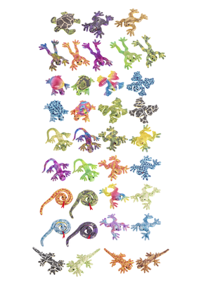5" Rainforest Animals