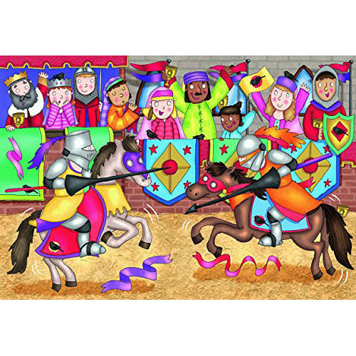 Ravensburger At The Joust Super Sized Floor Jigsaw Puzzle (24 Piece)