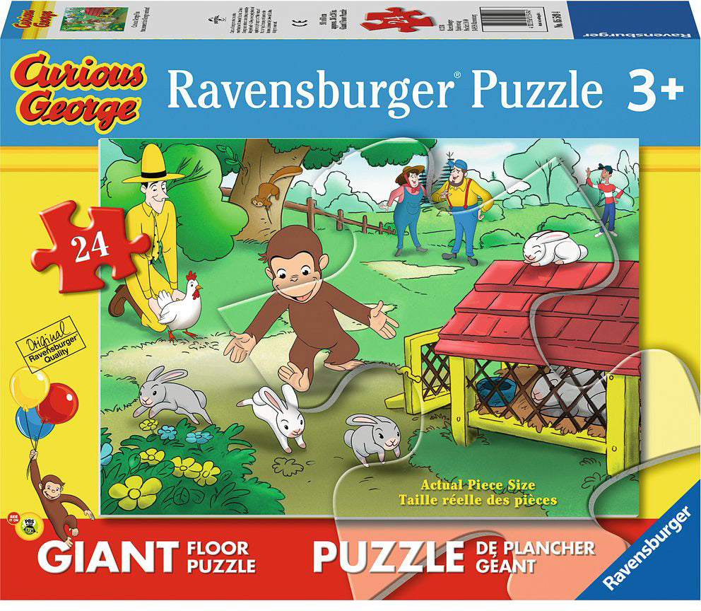 Curious George Fun 24 Pc - Gingerbread House Toys