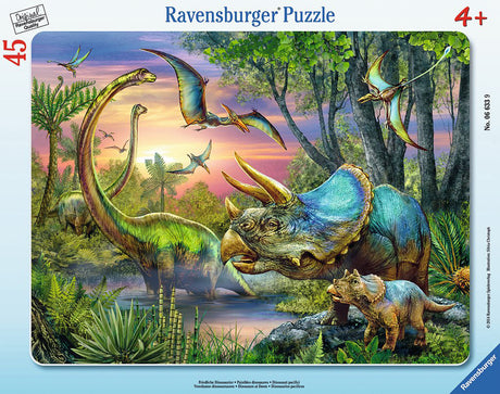 Dinosaurs at Dawn (45 pc Puzzle)