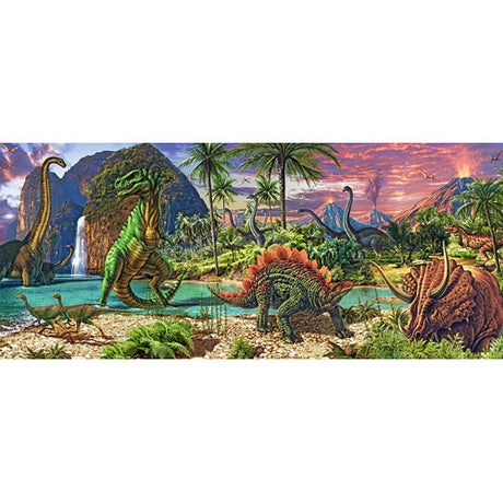 In the Land of the Dinosaurs (Panorama)