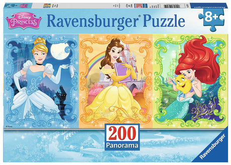 Beautiful Disney Princesses (200 pc Panorama Puzzle)