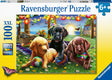 Puzzle 100 Pc Puppy Picnic