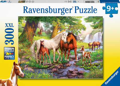 300Pc Horses By The Stream