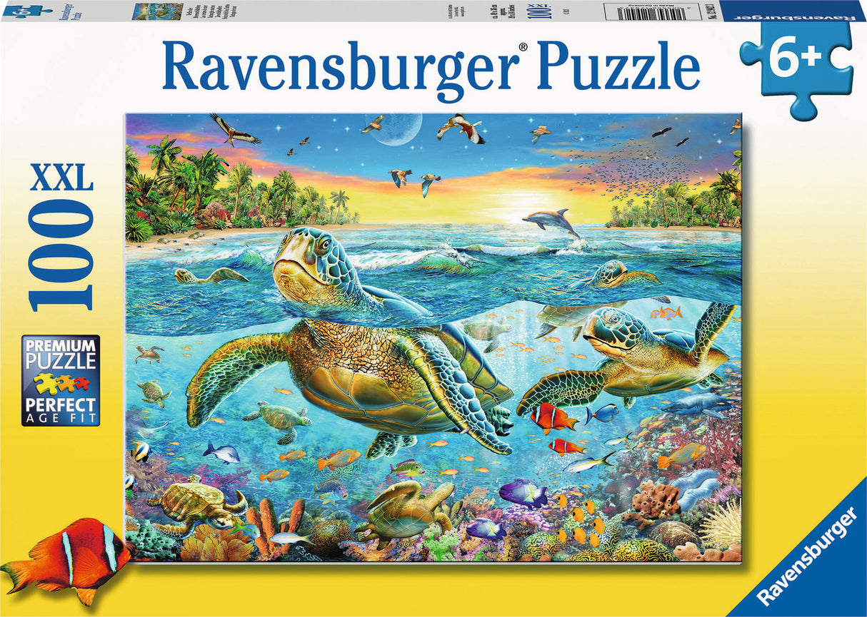 Swim with Sea Turtles Puzzle - 100 piece Swim with Sea Turtles Puzzle - 100 piece