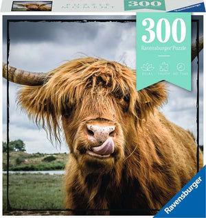 Puzzle Moments: Highland Cattle (300 pc Puzzles)