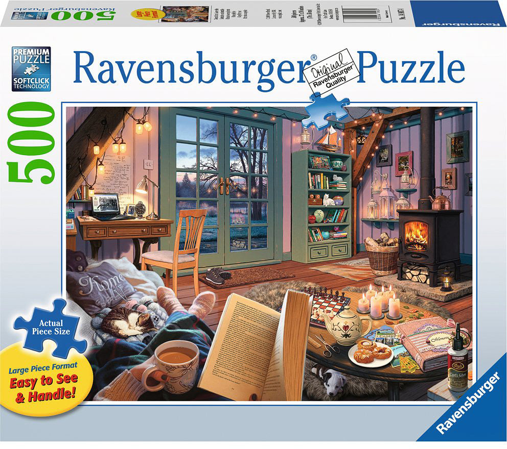 Cozy Retreat 500pc Large Format Puzzle Cozy Retreat 500pc Large Format Puzzle