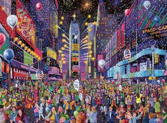 New Years Time Square (500 pc Puzzle)