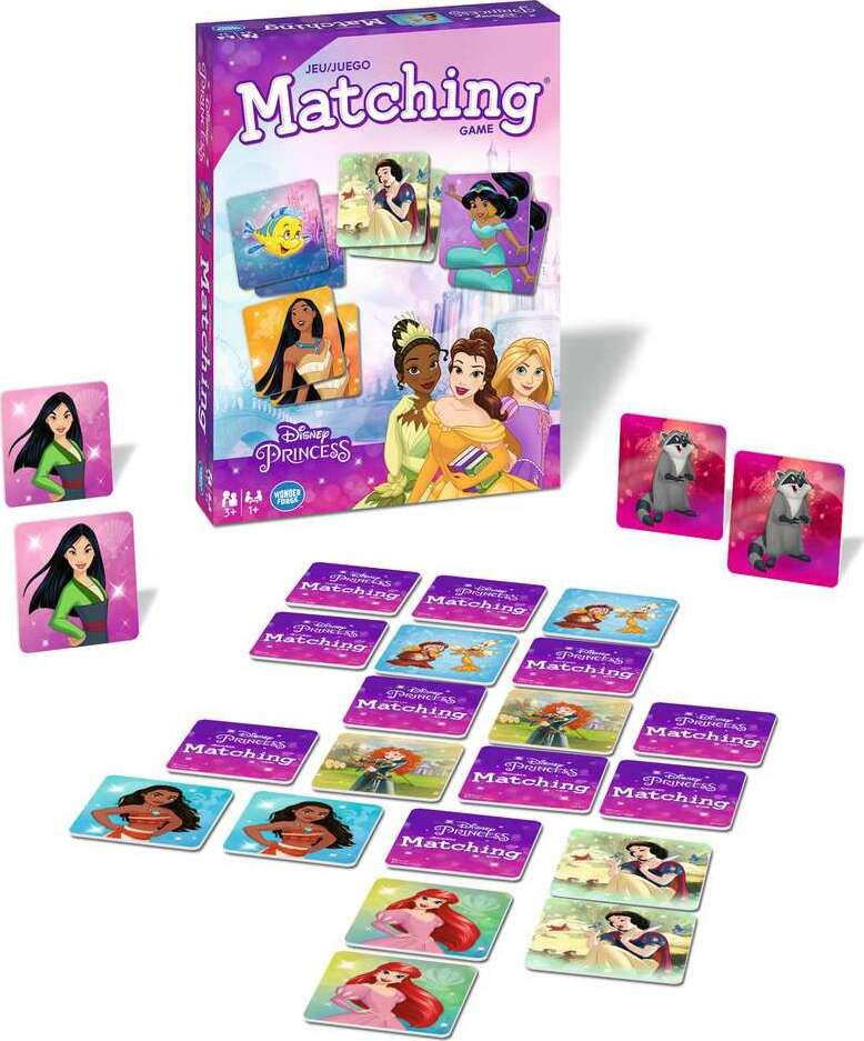 Princess Matching Game - Trilingual