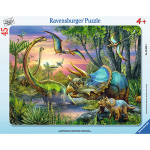 Dinosaurs at Dawn (45 pc Puzzle)