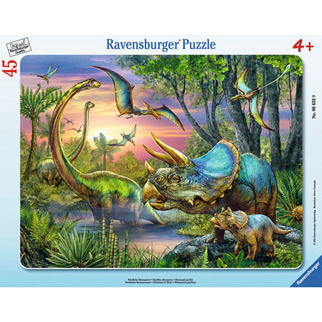 Dinosaurs at Dawn (45 pc Puzzle)