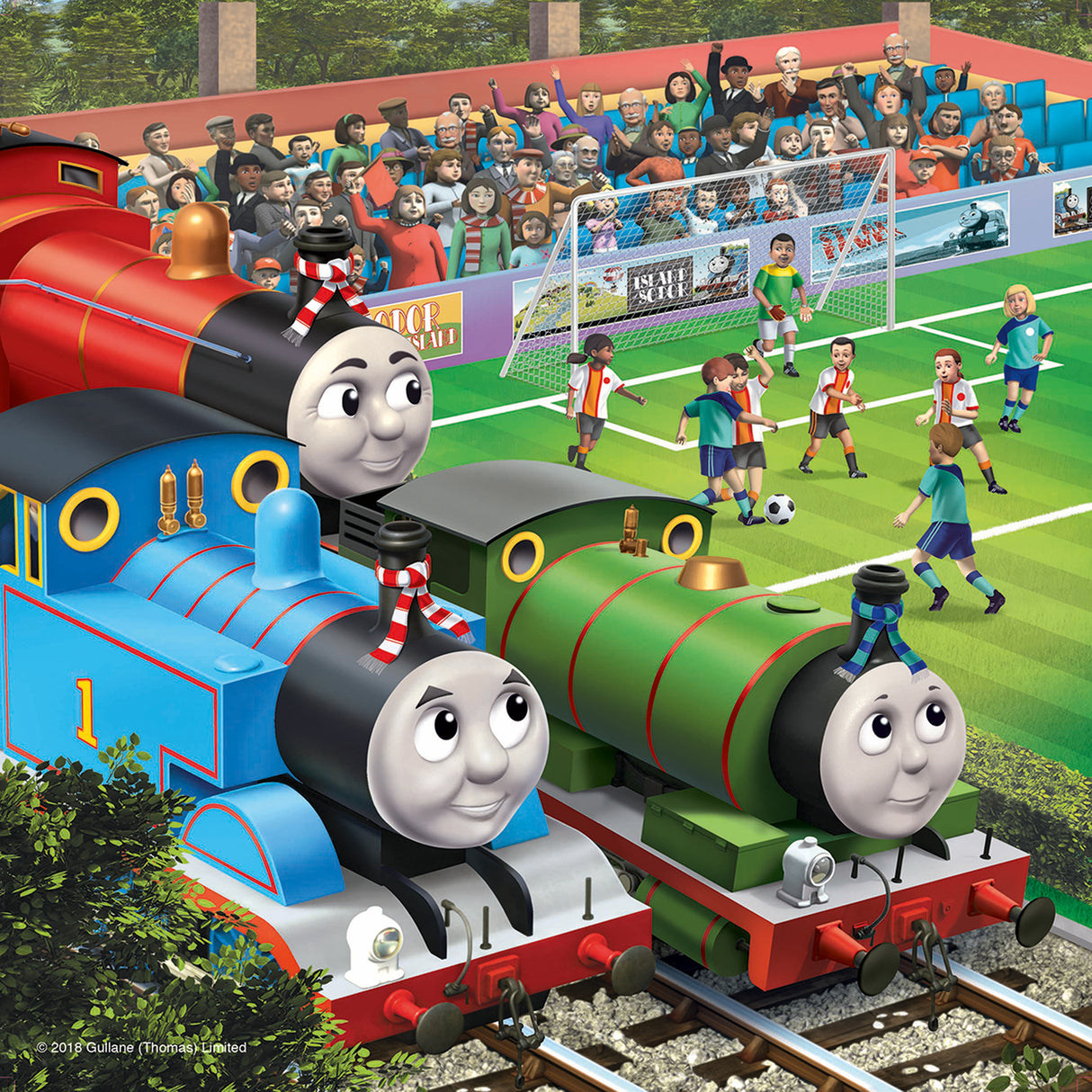 Thomas Watches Soccer (3 x 49 pc Puzzles)