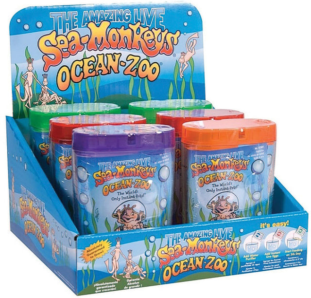 Sea-monkey Ocean Zoo 6pcs Neon