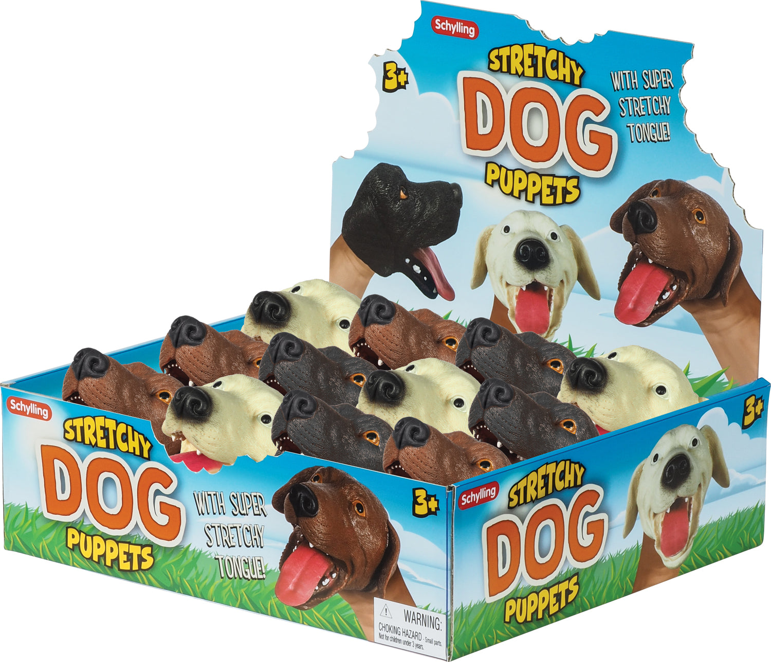 Stretchy Dog Puppets - Gingerbread House Toys