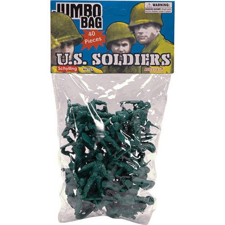 Green Army Men - 40Pcs. Bag