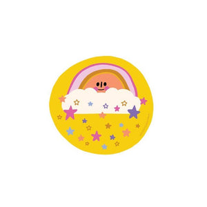 Smiling Rainbow Vinyl Sticker
