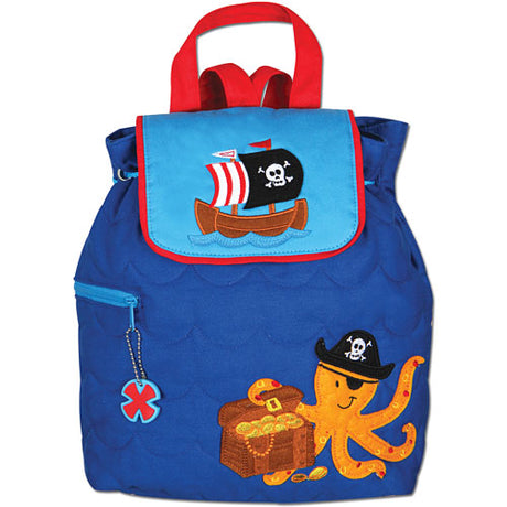 Quilted Backpack Pirate/Octopus