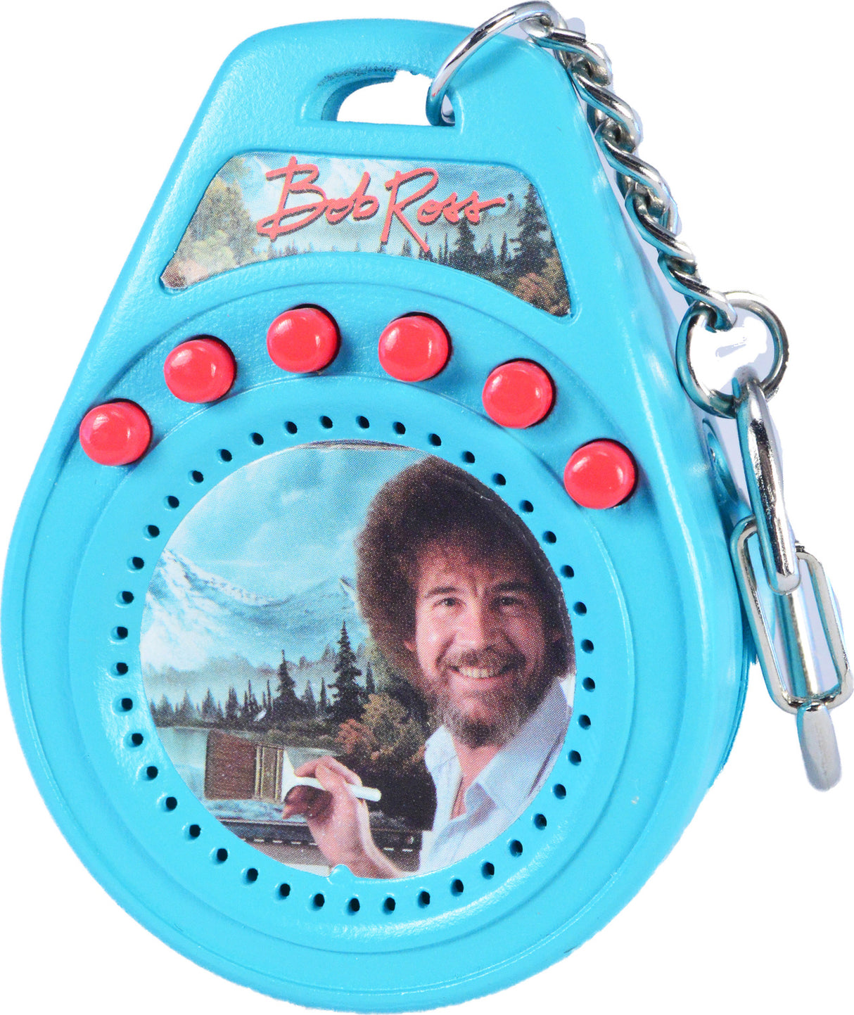 World'S Coolest Bob Ross Talking Keychain