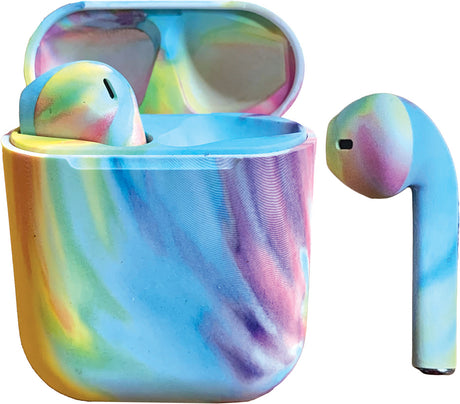 Pastel Tie Dye Earbuds