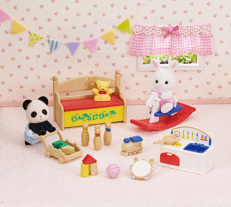 Calico Critters Baby's Toy Box - Snow Rabbit & Panda