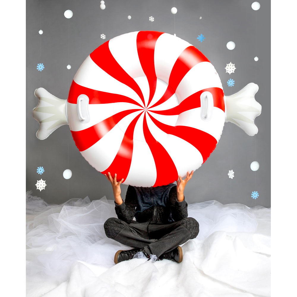 The Peppermint Twist Big Snow Tube