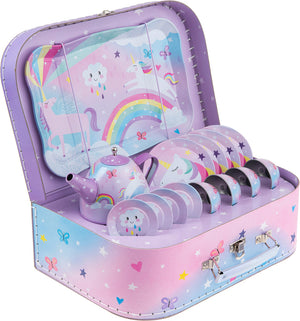 15 pc Cotton Candy Tea Set