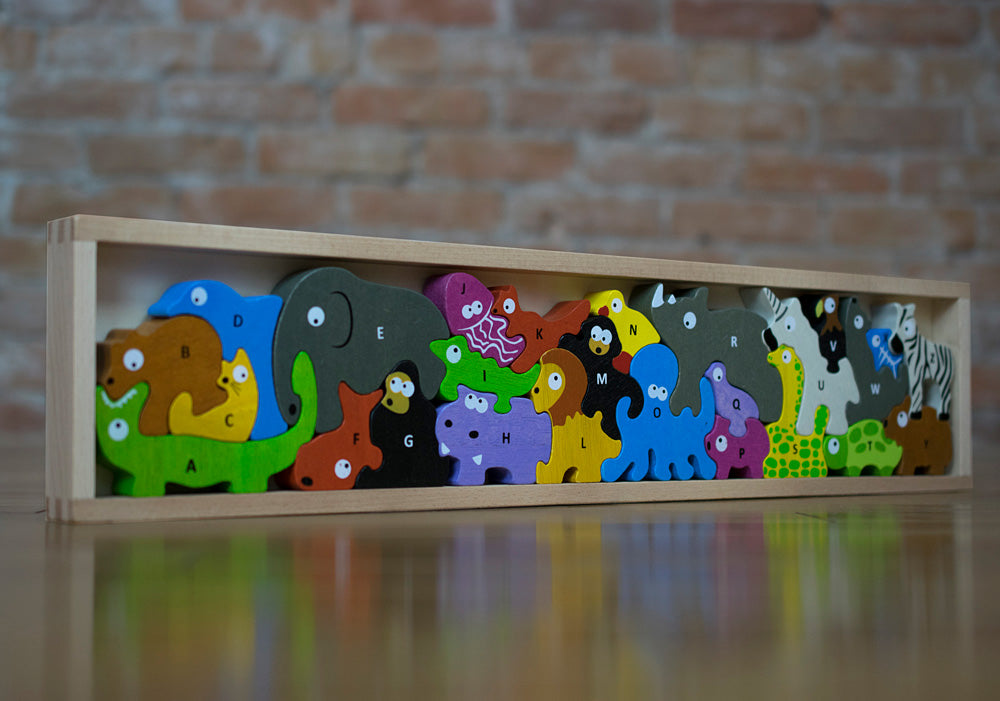 Animal Parade A to Z Puzzle & Playset